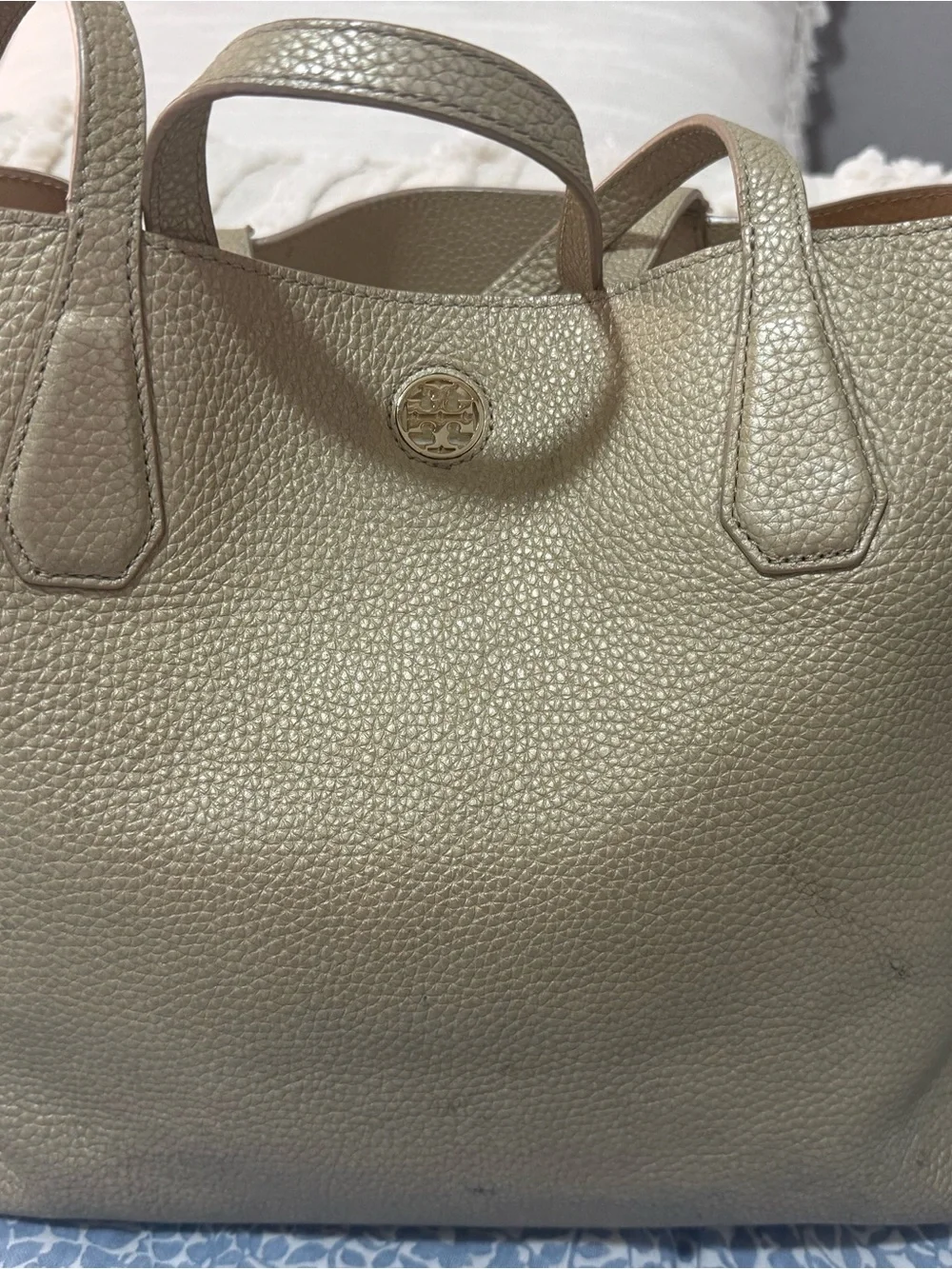 Tory Burch structured pebbled